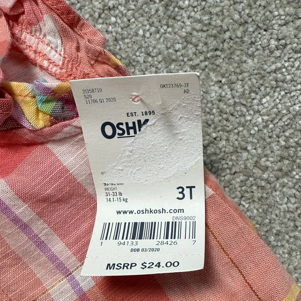 OshKosh B'gosh Multicolor Plaid Top